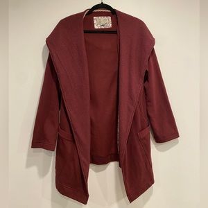 Anthropologie Saturday Sunday brand hooded cardigan